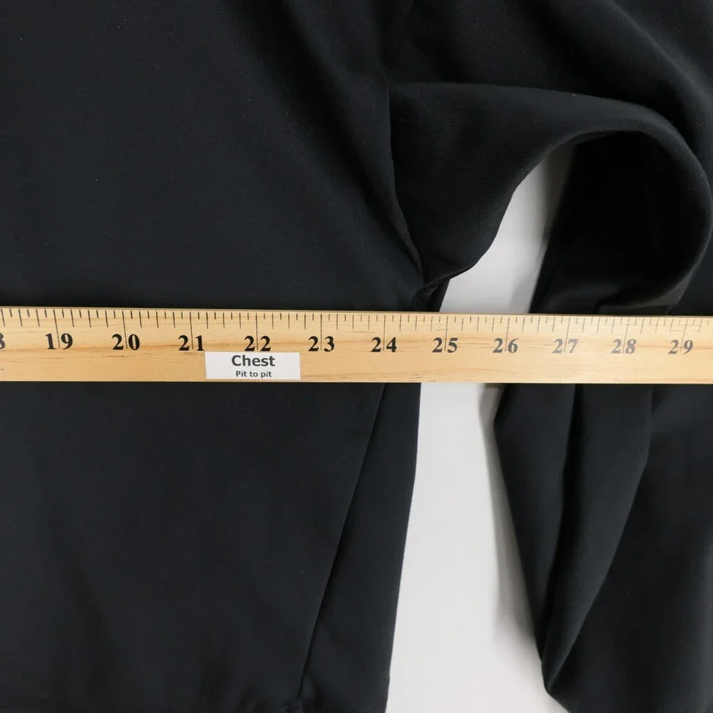 Nike Zenvy Cardigan Womens XL Black Dri FIT Open Front Oversized Athletic